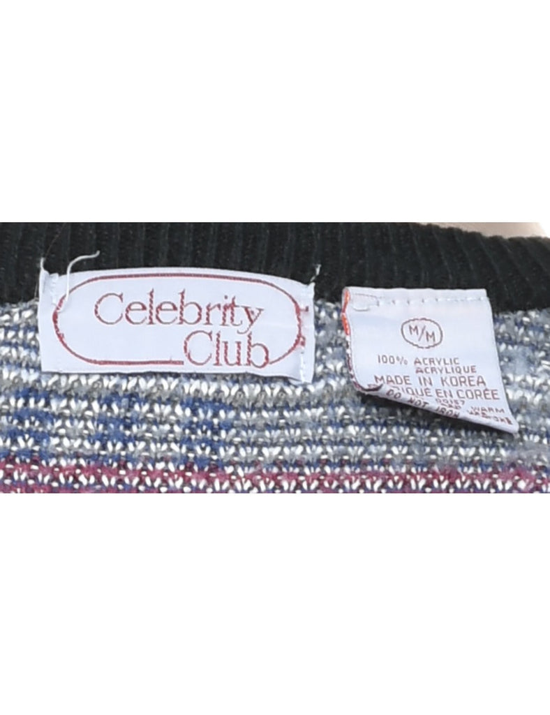 Geometric Pattern Jumper - M