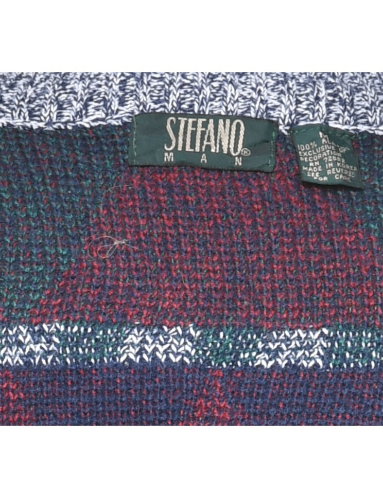 Geometric Pattern Jumper - M