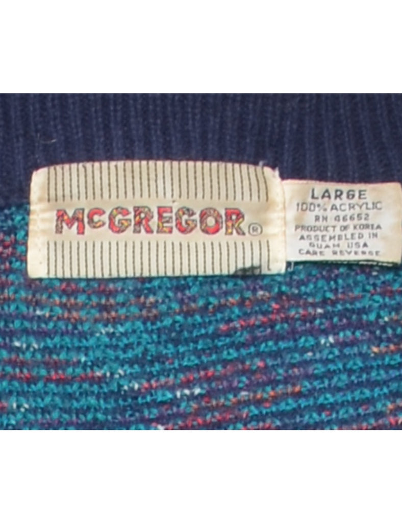 Geometric Pattern Jumper - L