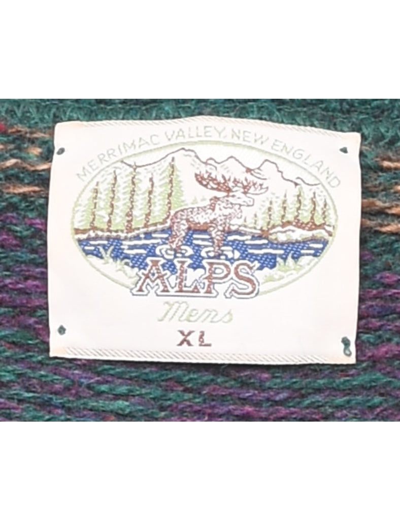 Geometric Pattern Jumper - XL