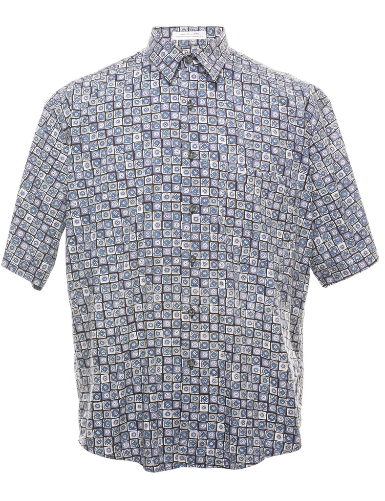 Geometric Pattern Shirt - M