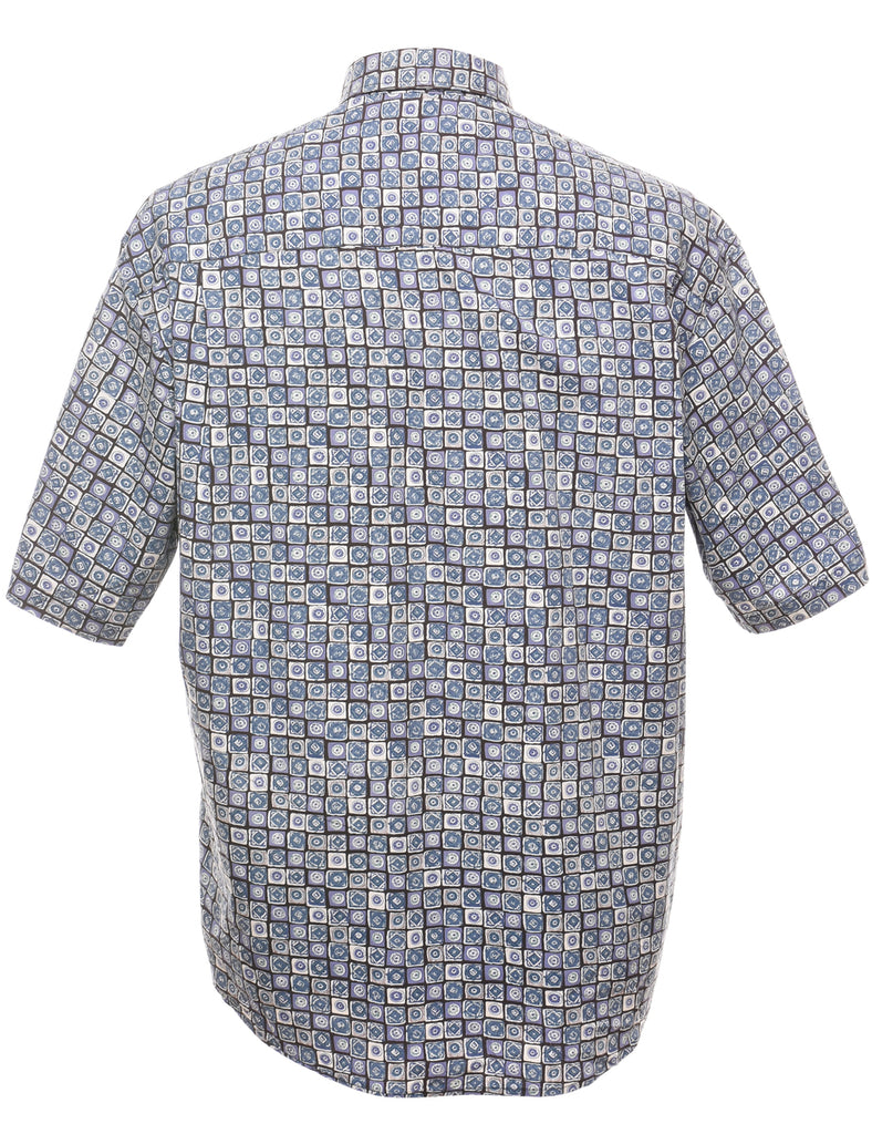 Geometric Pattern Shirt - M