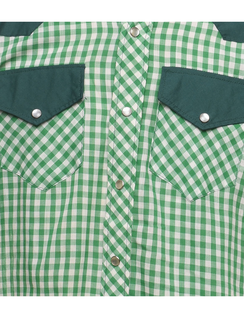 Gingham Western Shirt - S