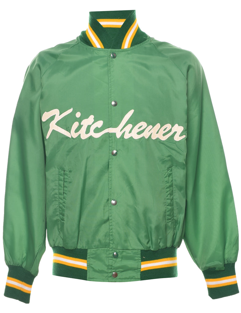 Green Bomber Jacket - XL