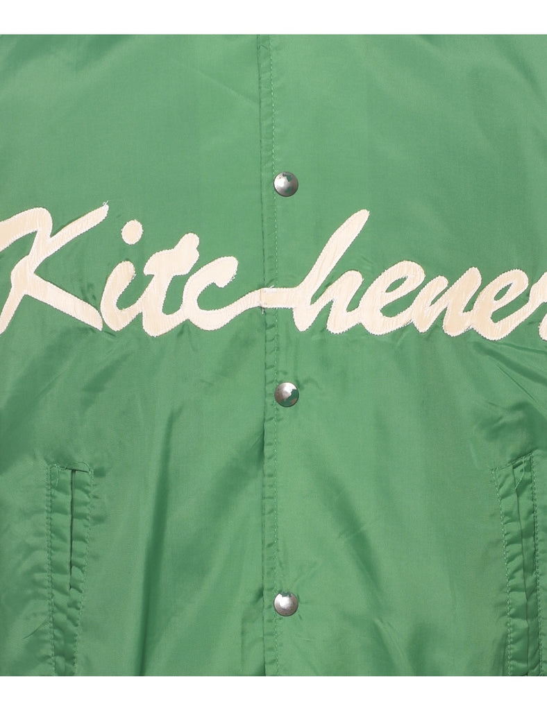 Green Bomber Jacket - XL