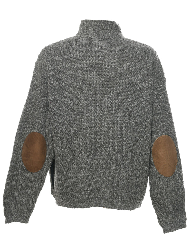 Grey Cardigan - L