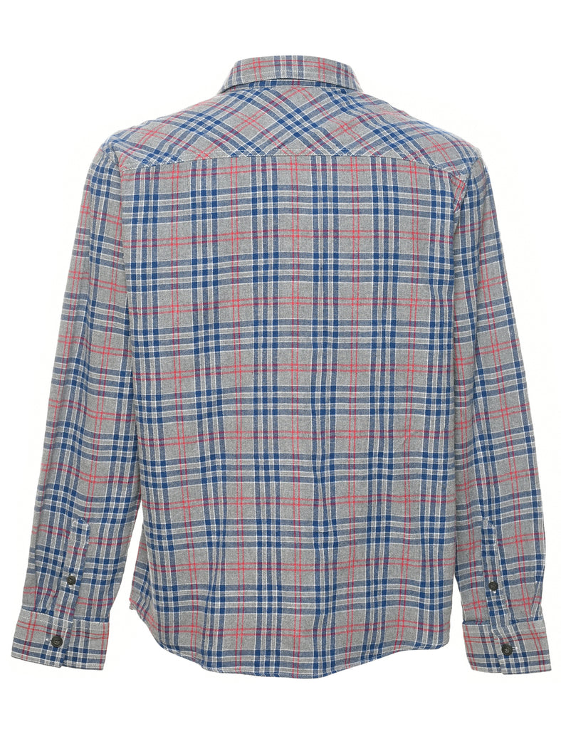 Grey Checked Shirt - L