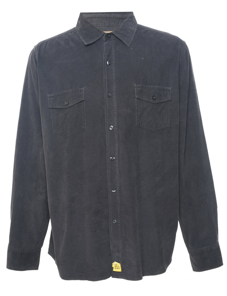 Grey Classic Corduroy Shirt - XL