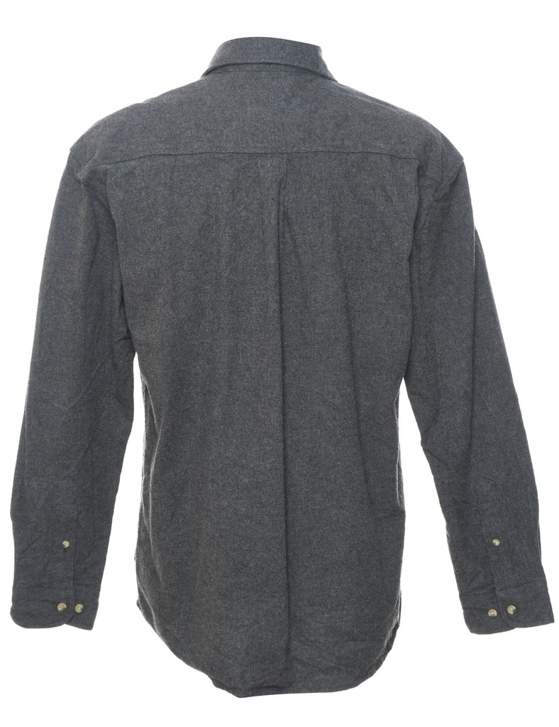 Grey Classic Flannel Shirt - L