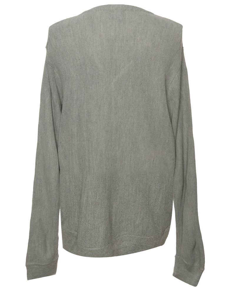Grey Dockers Cardigan - L