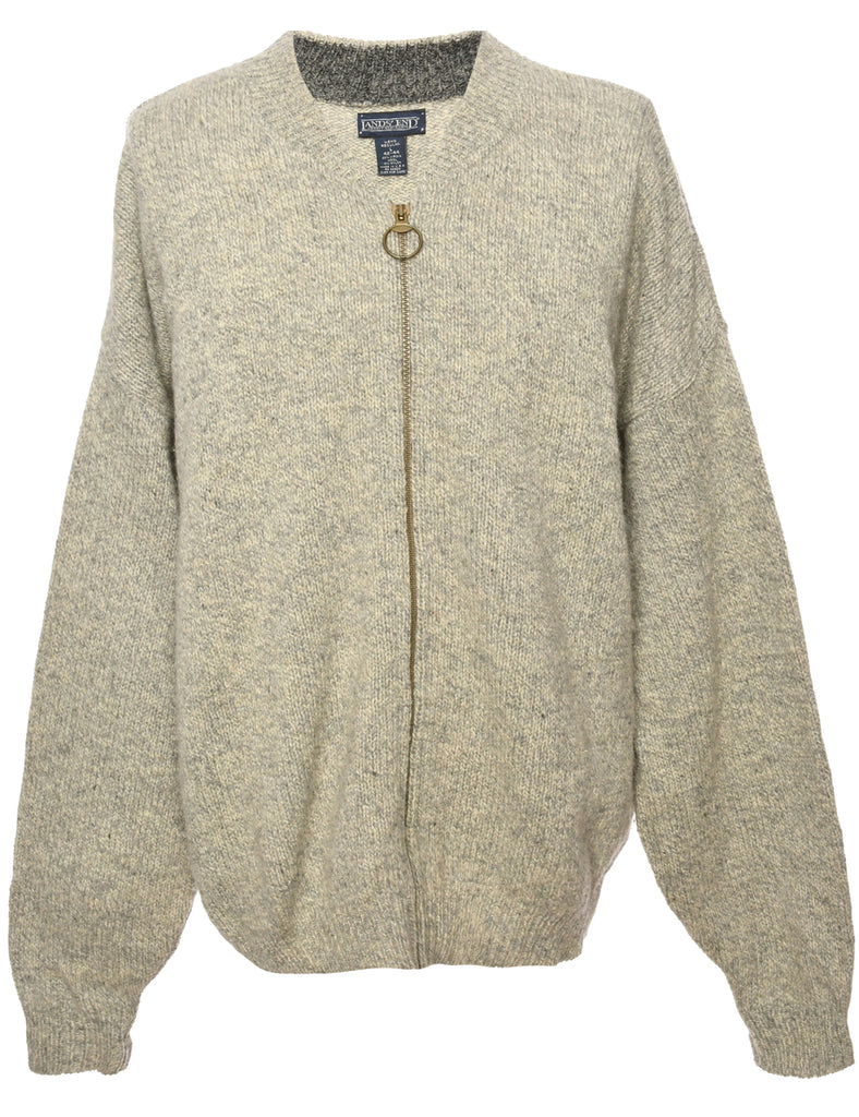 Grey Land's End Cardigan - L