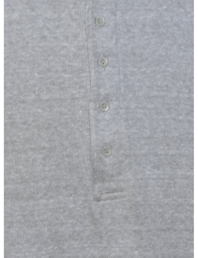 Grey, Navy & Red Colour Block Sweatshirt - M