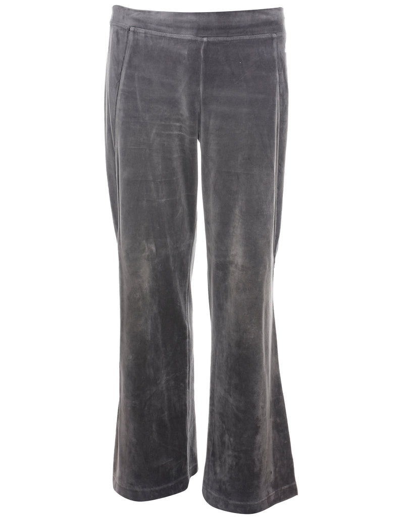 Grey Nike Velvet Track Pants  - W34 L31