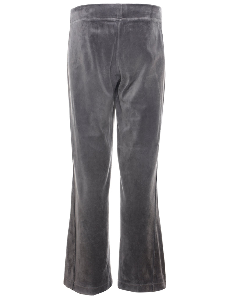 Grey Nike Velvet Track Pants  - W34 L31