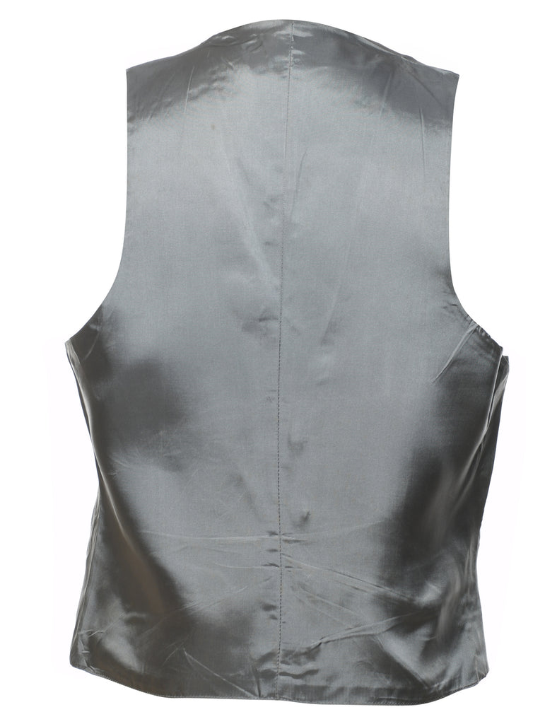 Grey Pinstriped Waistcoat - S