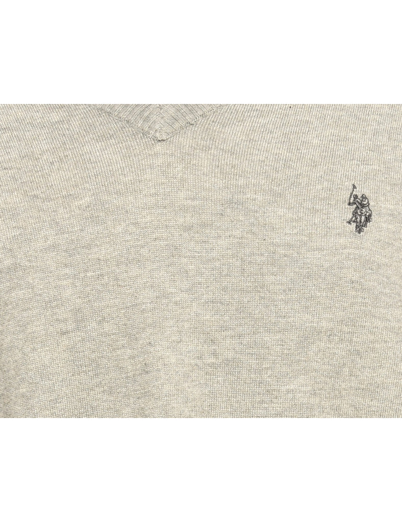 Grey U.S.Polo Assn. Jumper - L