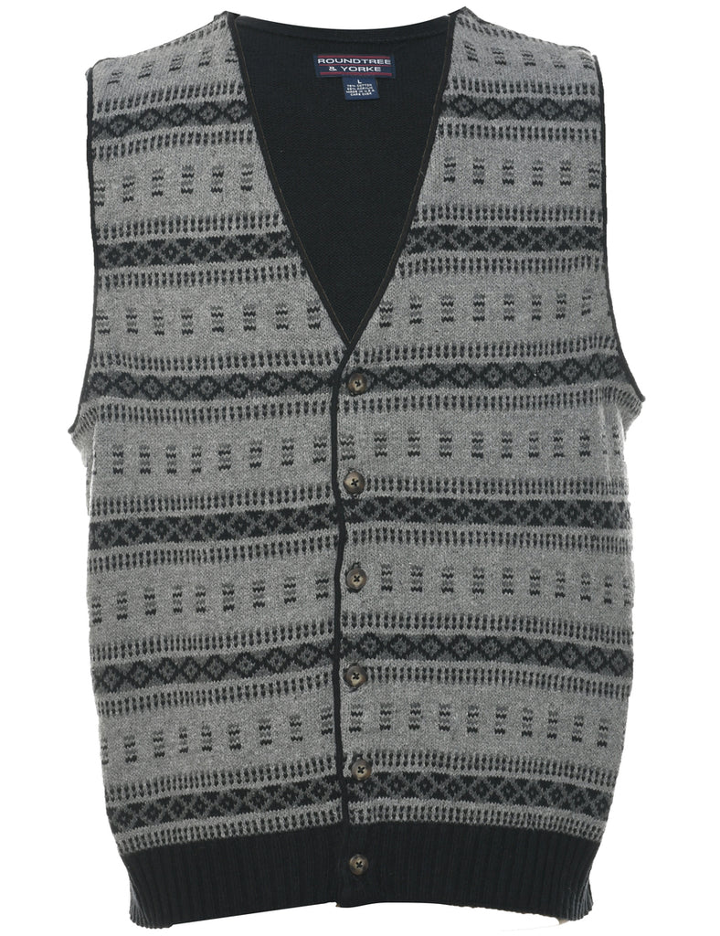 Grey Vest - L