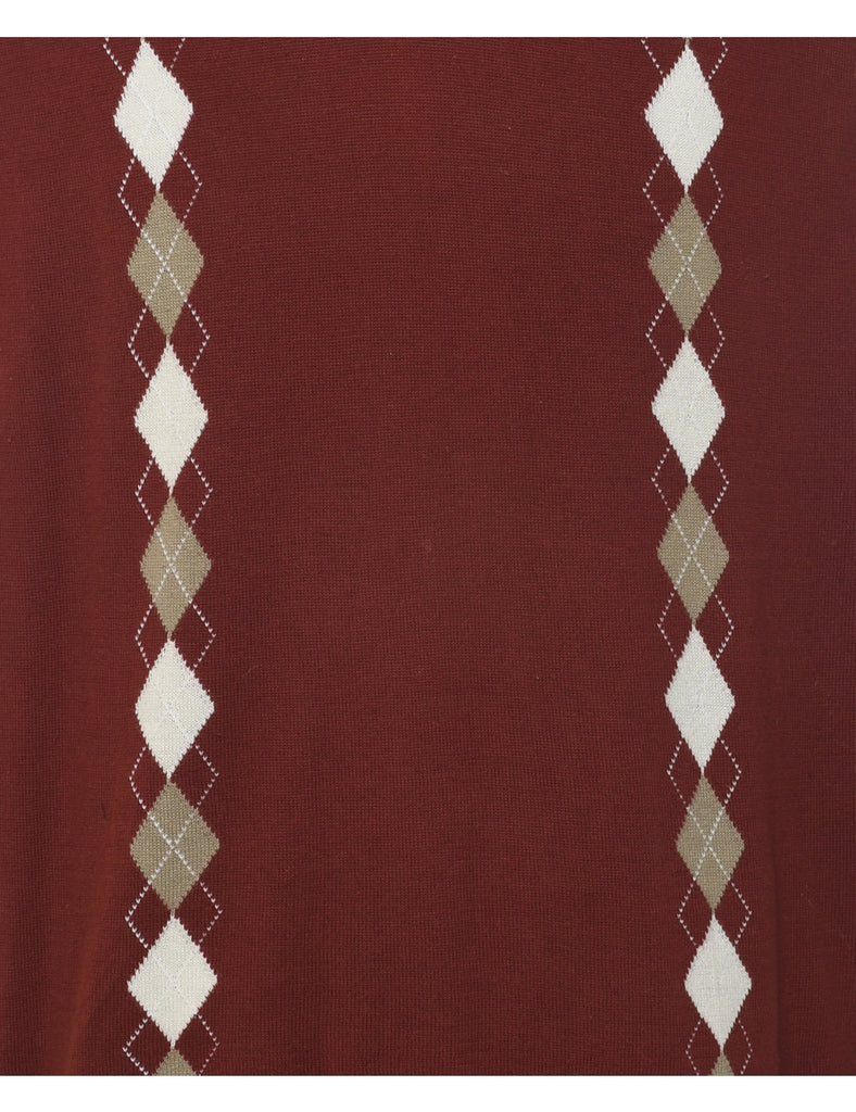 Haggar Argyle Sweater Vest - XL