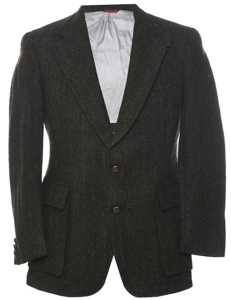 Herringbone Tweed Blazer - M