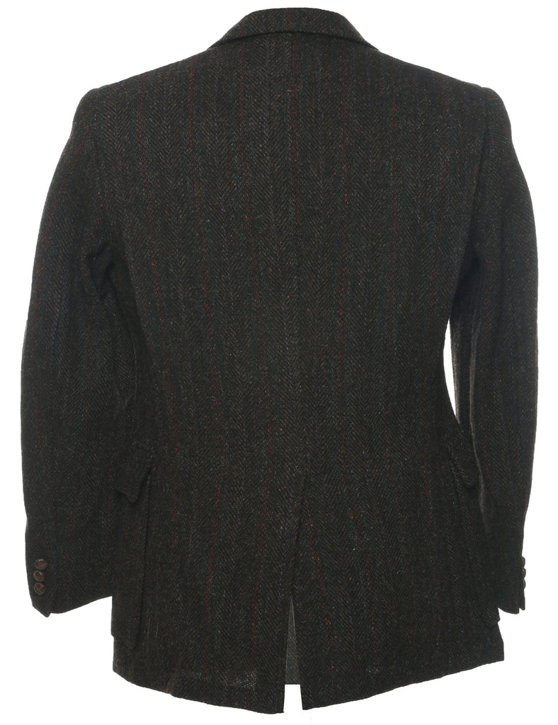 Herringbone Tweed Blazer - M