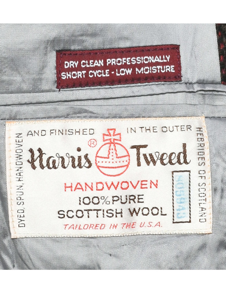 Herringbone Tweed Blazer - M