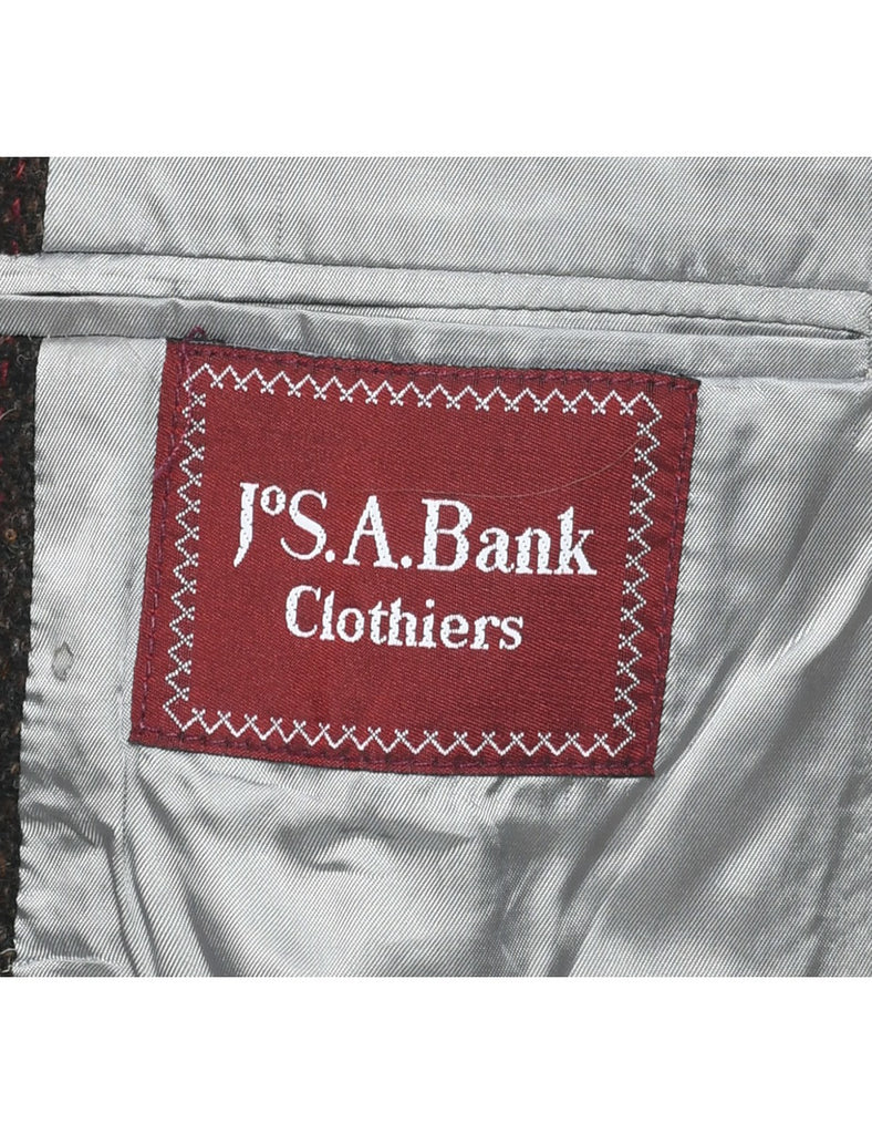 Herringbone Tweed Blazer - M