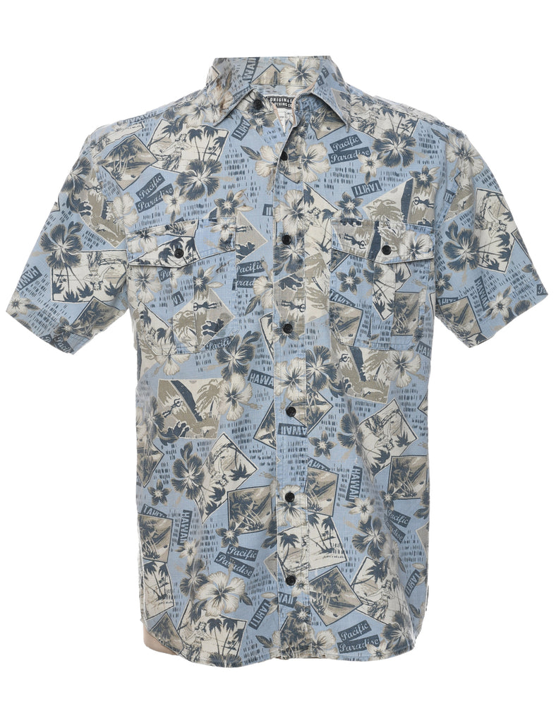 Hula Girl Multi-colour Hawaiian Shirt - S