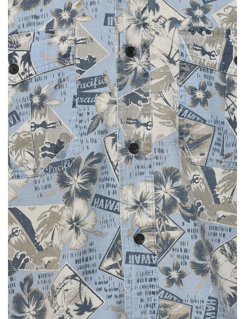 Hula Girl Multi-colour Hawaiian Shirt - S