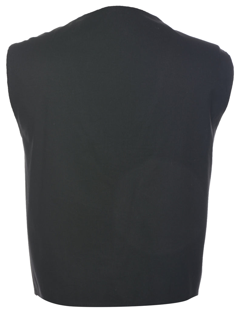 Ikat Print Waistcoat - L