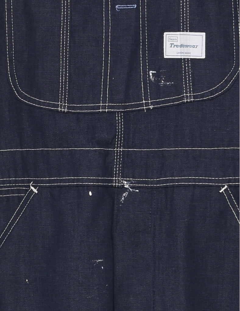 Indigo Dungaree Salopettes - M