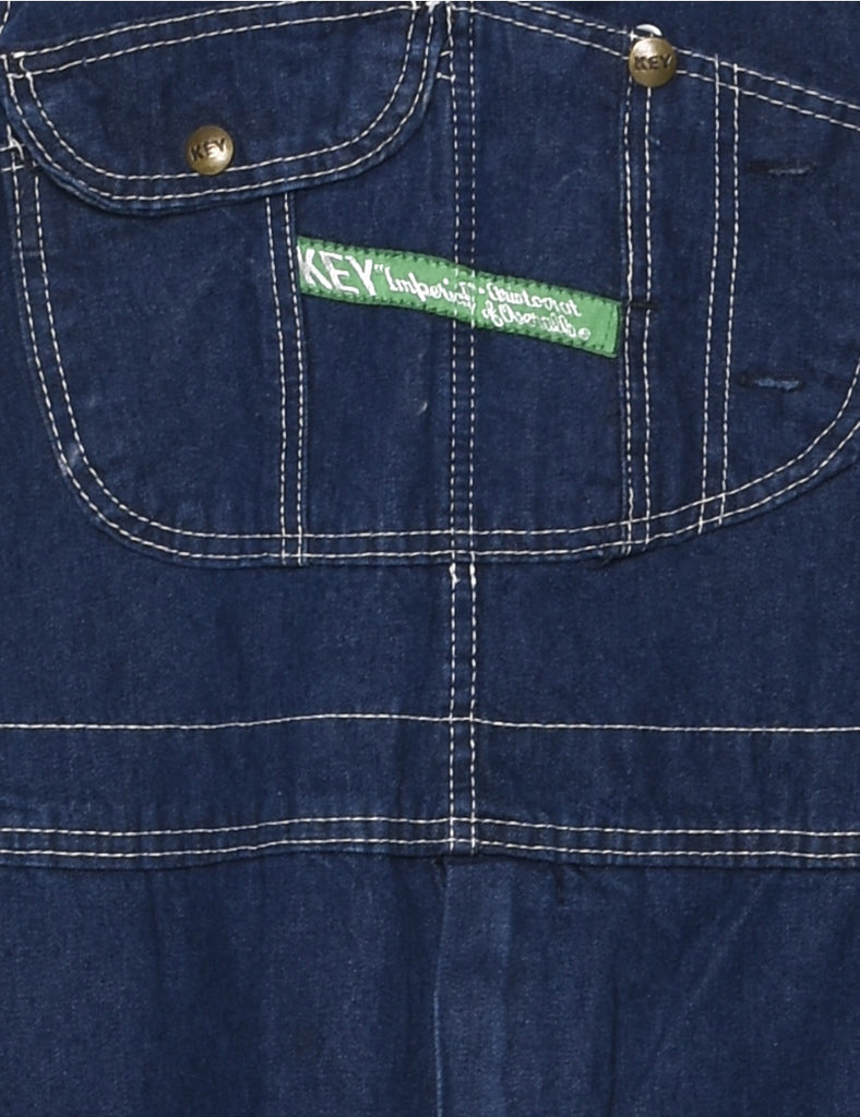 Indigo Dungaree Salopettes - L
