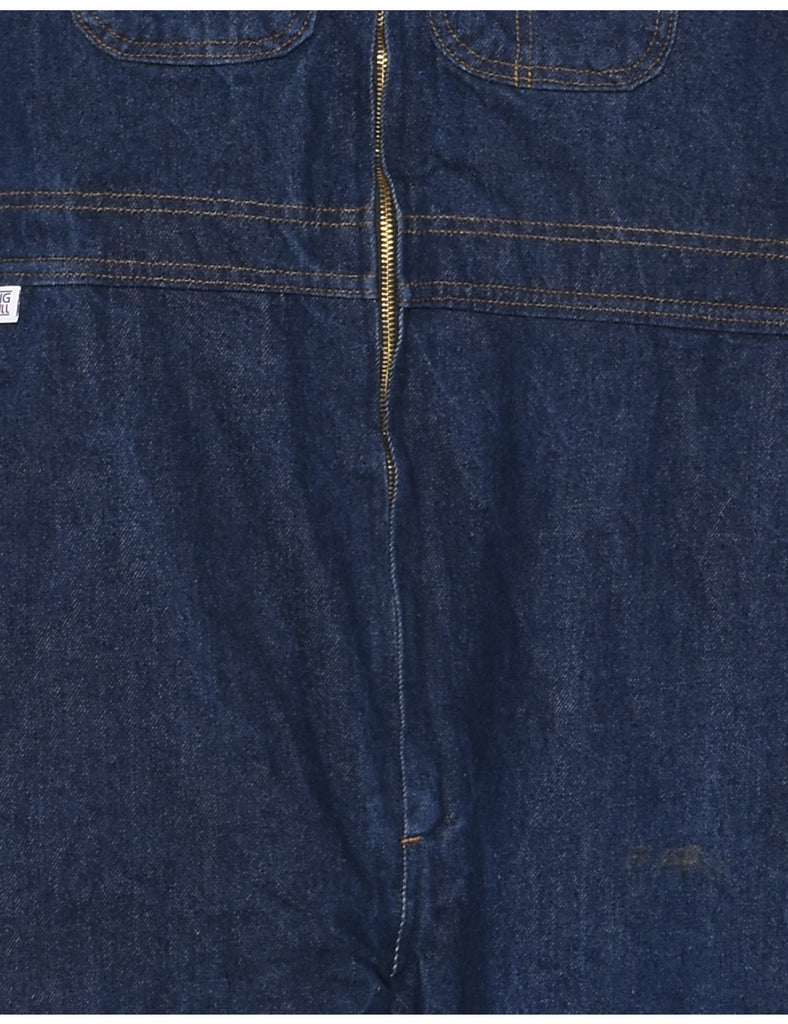 Indigo Dungaree Salopettes - XL