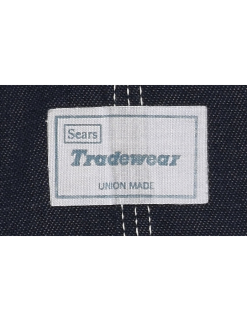 Indigo Dungaree Salopettes - M