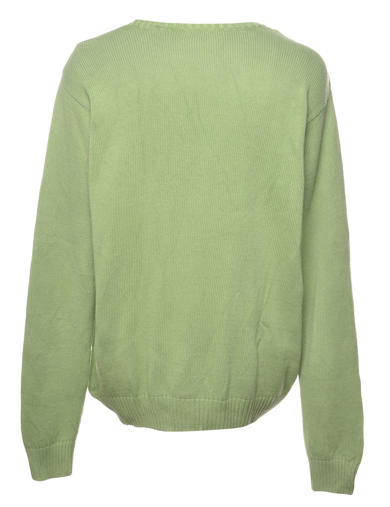 Izod Argyle Jumper - L