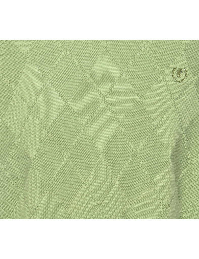 Izod Argyle Jumper - L