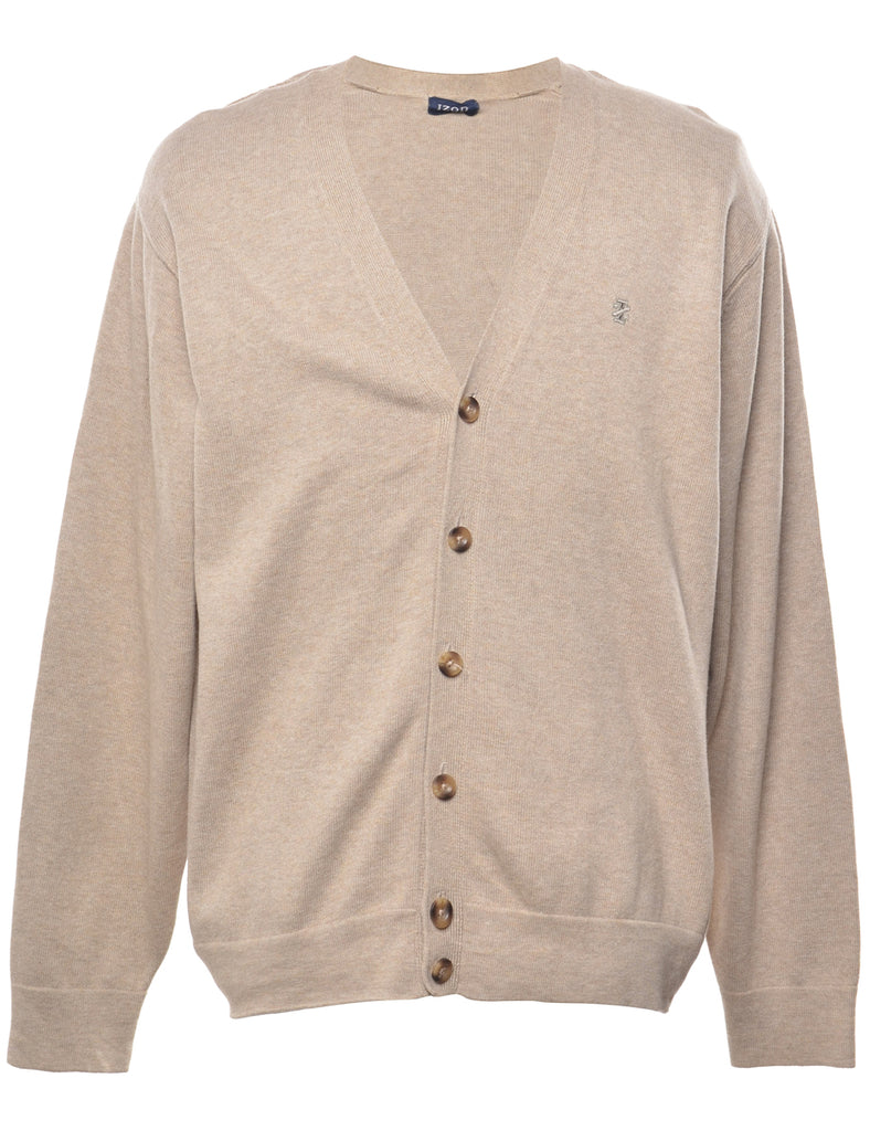 Izod Beige Cardigan - L