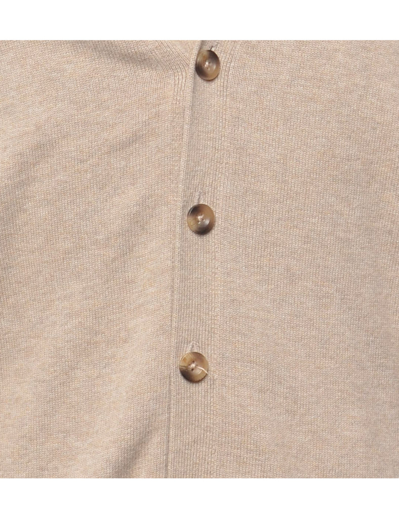 Izod Beige Cardigan - L