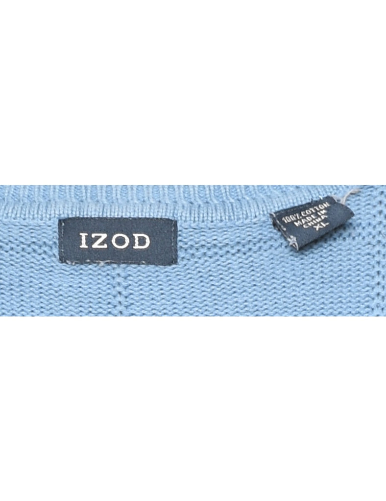 Izod Checked Jumper - XL