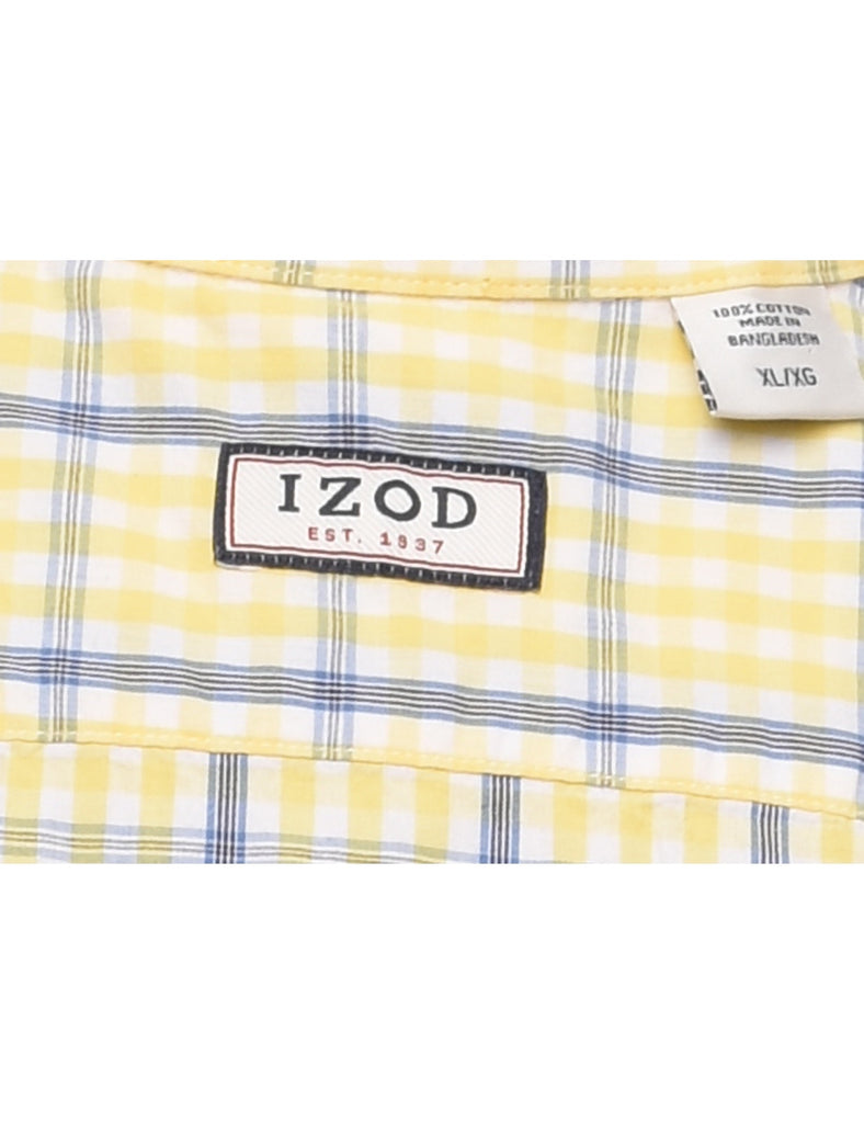 Izod Checked Shirt - XL