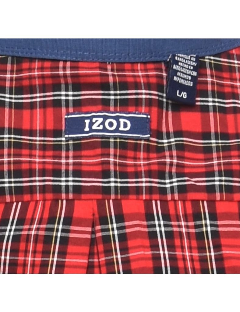 Izod Checked Shirt - L