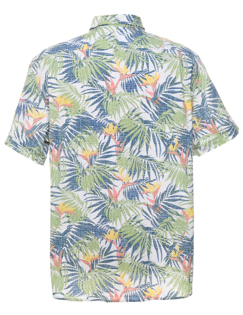 Izod Foliage Hawaiian Shirt - XL