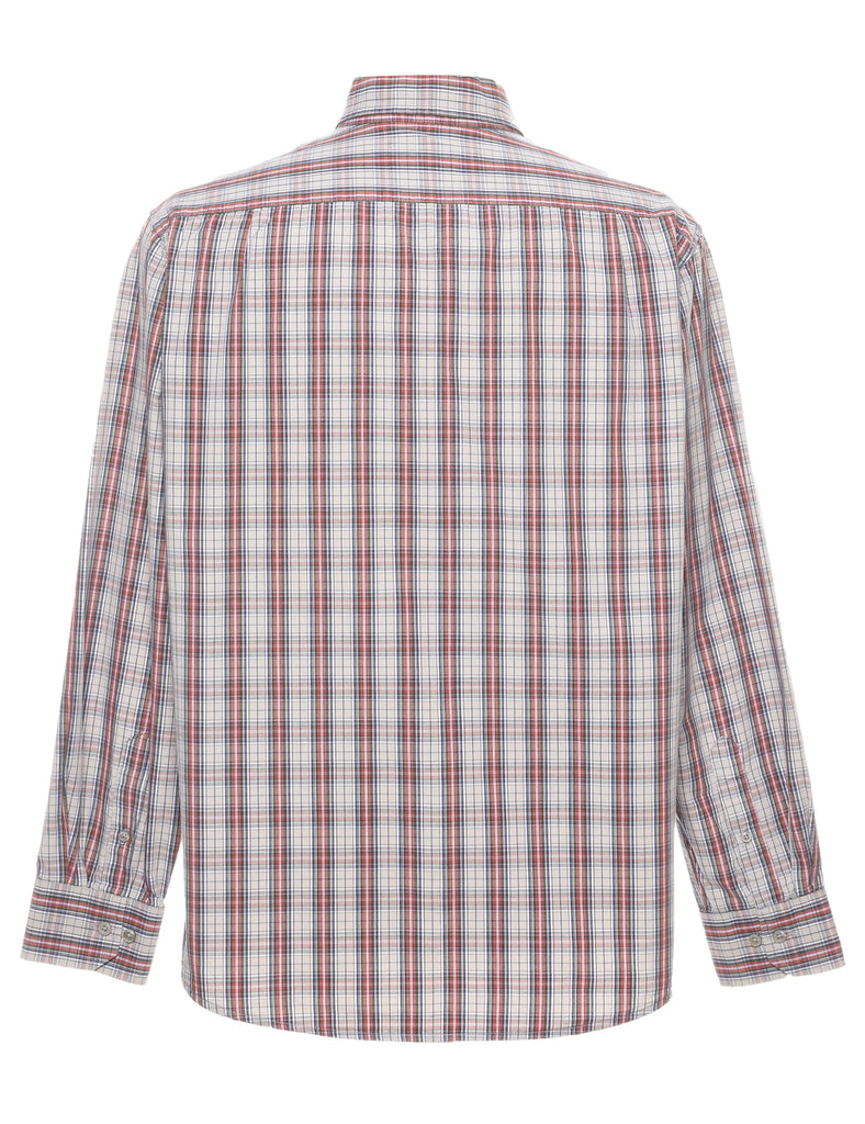 IZOD Long Sleeved Checked Shirt - M