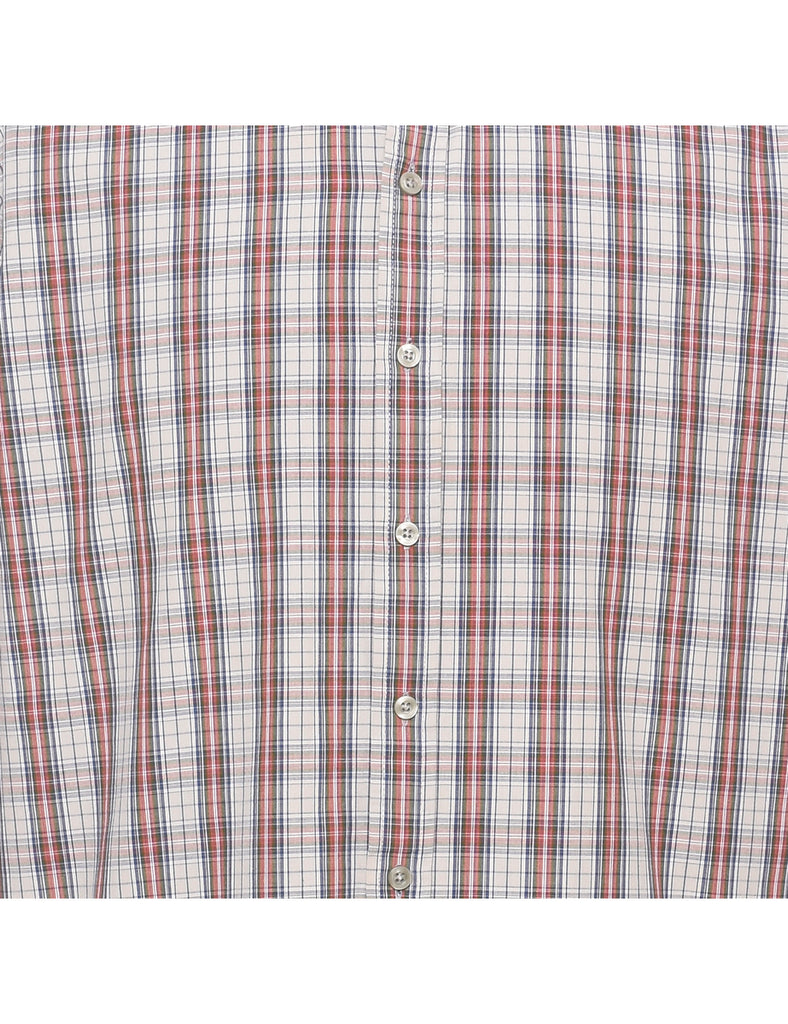 IZOD Long Sleeved Checked Shirt - M