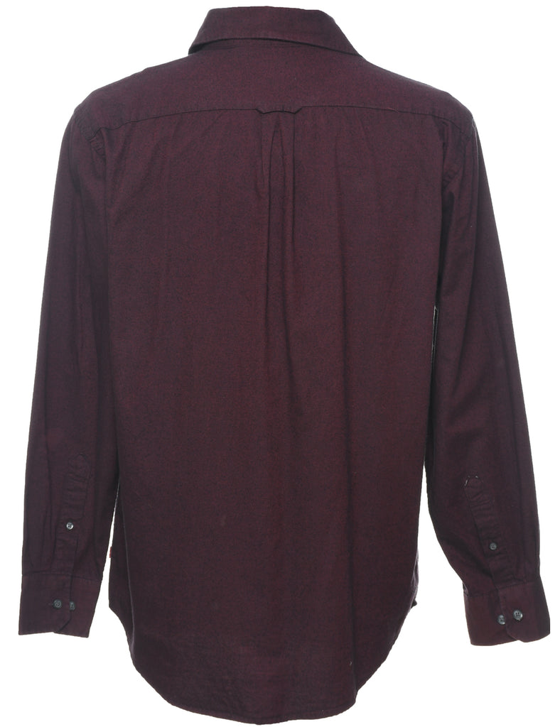 Izod Maroon Shirt - M