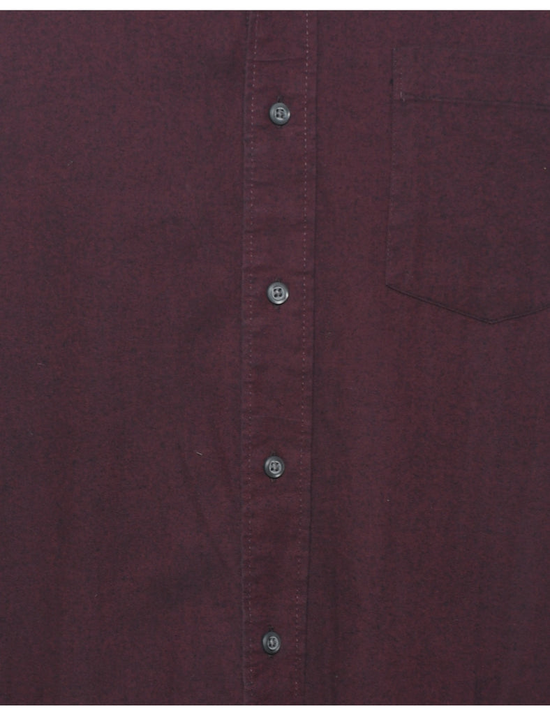 Izod Maroon Shirt - M