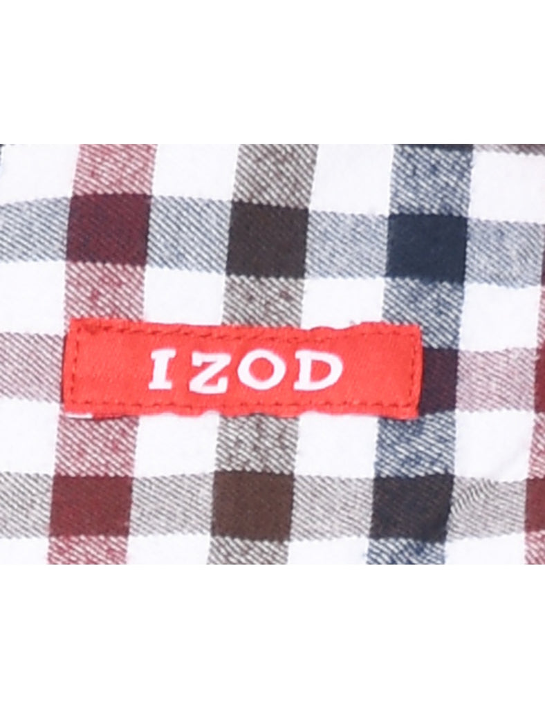 Izod Maroon Shirt - M