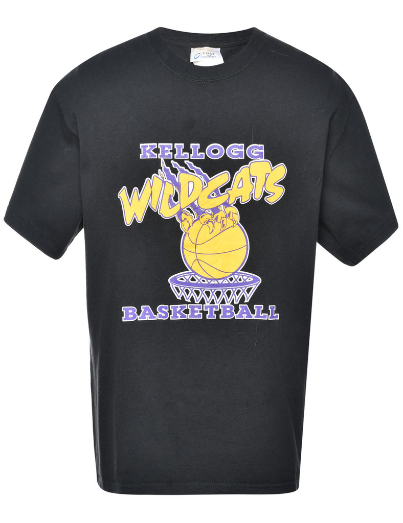 Kellogg Wildcats Printed T-shirt - L