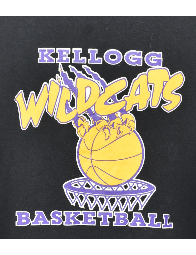 Kellogg Wildcats Printed T-shirt - L