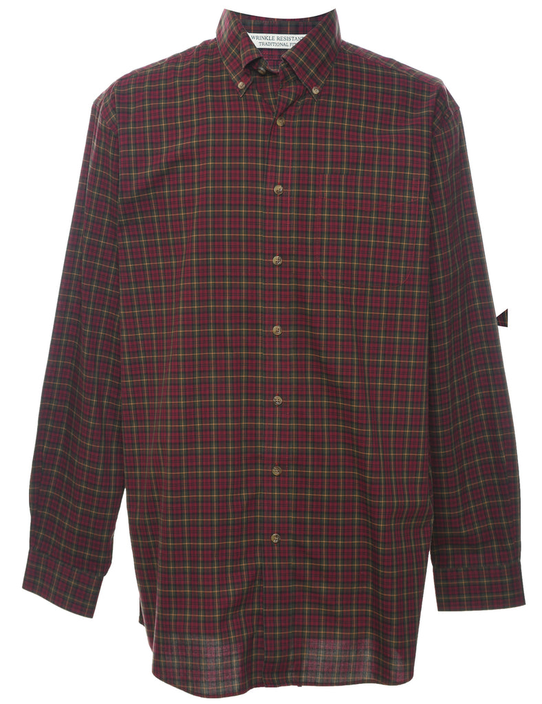 L.L. Bean Checked Shirt - L