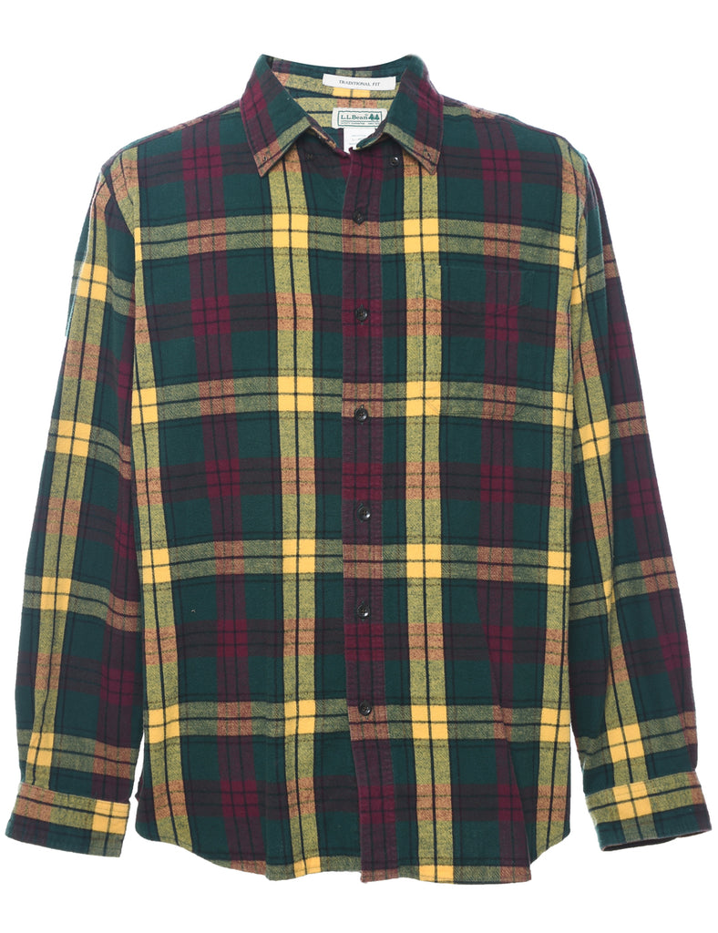 L.L. Bean Checked Shirt - L